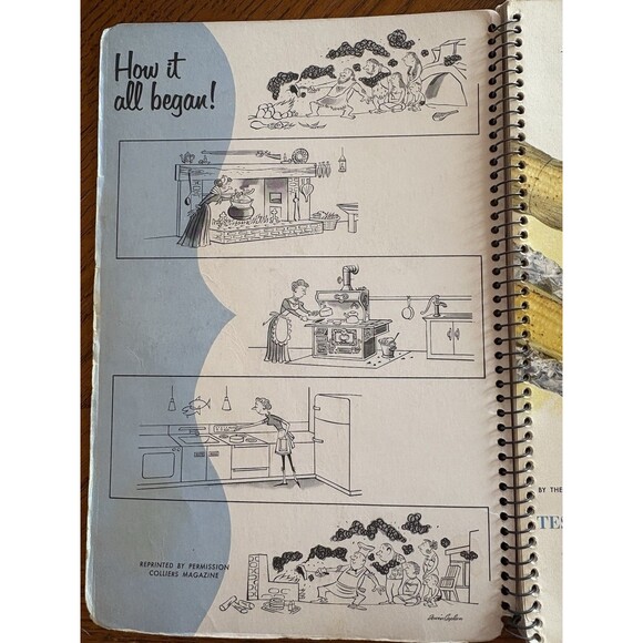 Big Boy Barbecue Spiral Cook Book Vintage 1963 Outdoor Cooking - Picture 3 of 12